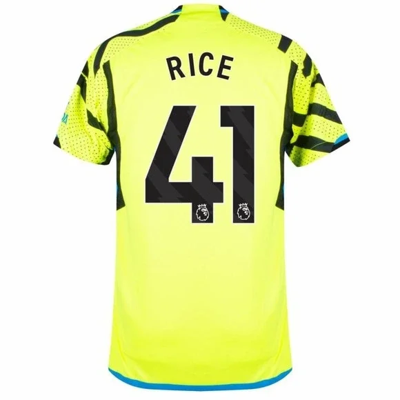 adidas Arsenal Away Rice 41 Jersey 2023-2024 Premier League Size